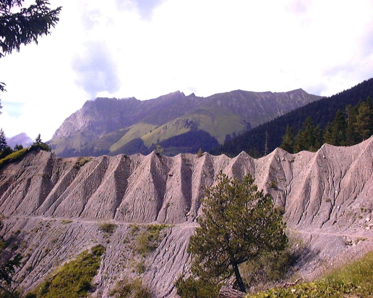 Gasthof Bergheimat Boden Exterior foto